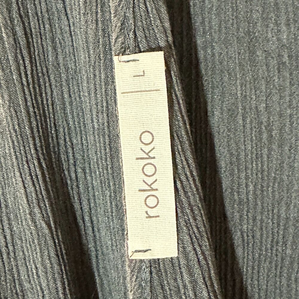 Rokoko Gray Jumpsuit Keyhole Back Style R68395 - Picture 2 of 5